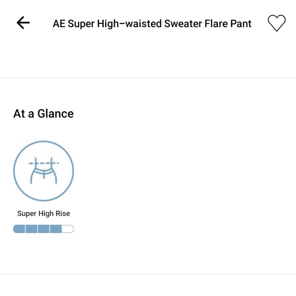 🌱American Eagle Super High-waisted Sweater Flare Pants - Picture 6 of 8